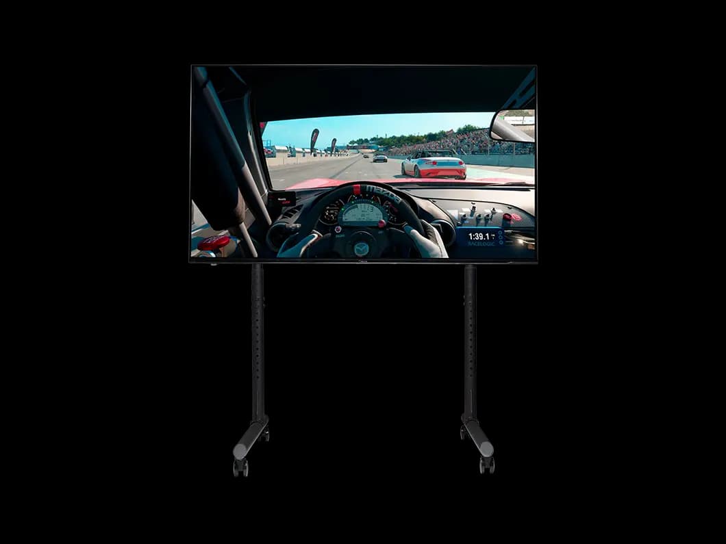 Round Tube Single Monitor Stand Gallery 2 New