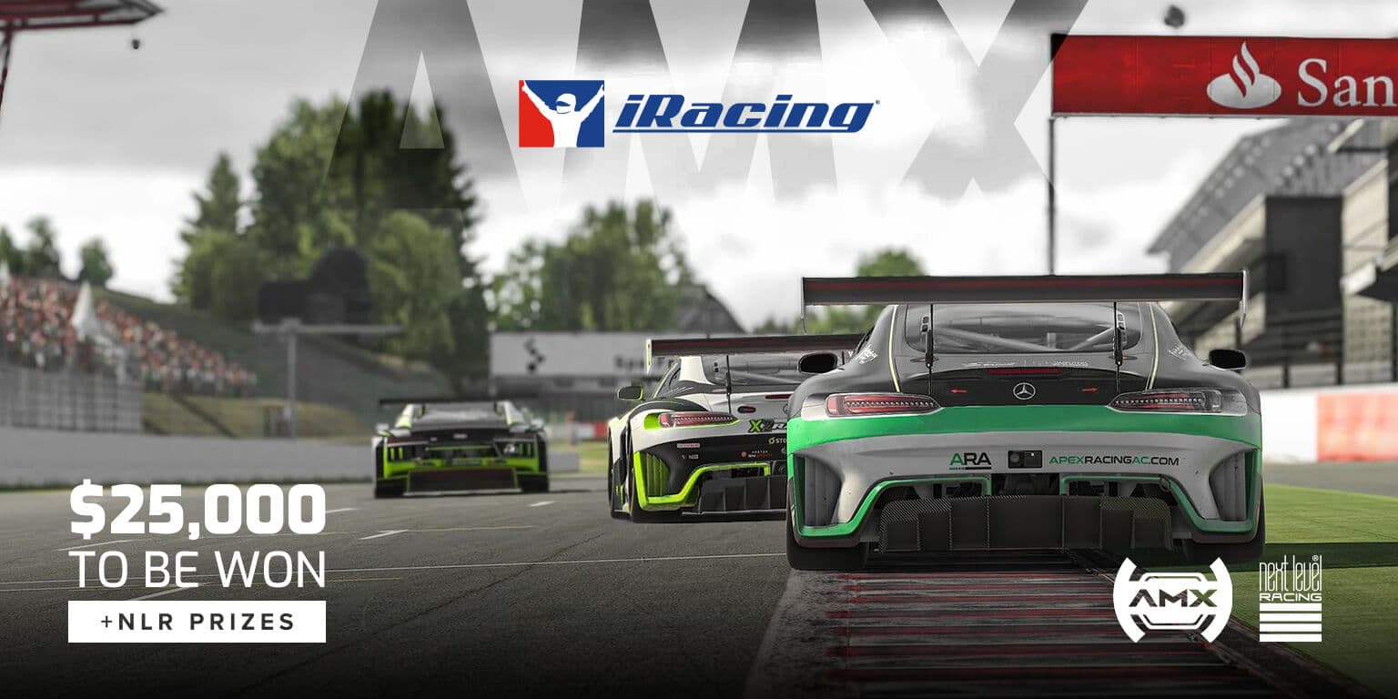 Next Level Racing est fier d’annoncer notre partenariat avec l’AMX Global League sur iRacing