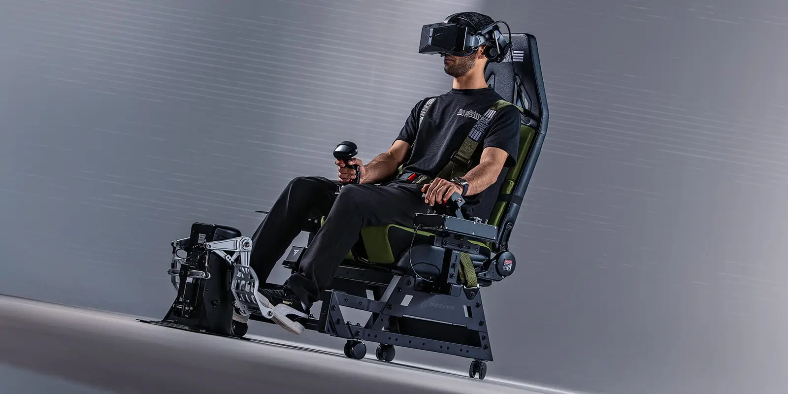 Construisez le cockpit de combat ultime : Next Level Racing® lance la Flight Seat Pro Boeing Military Edition