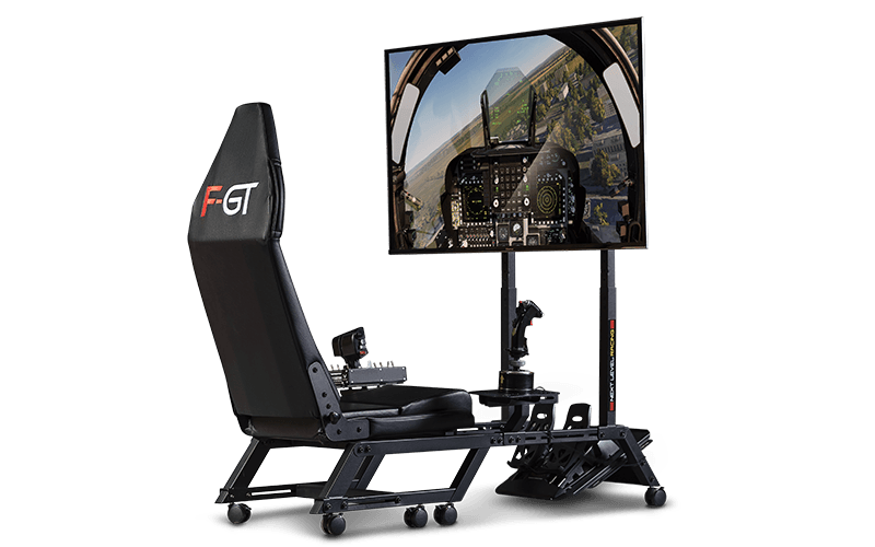 Next Level Racing F-GT - Gaming Simulator Cockpit - Matte Black