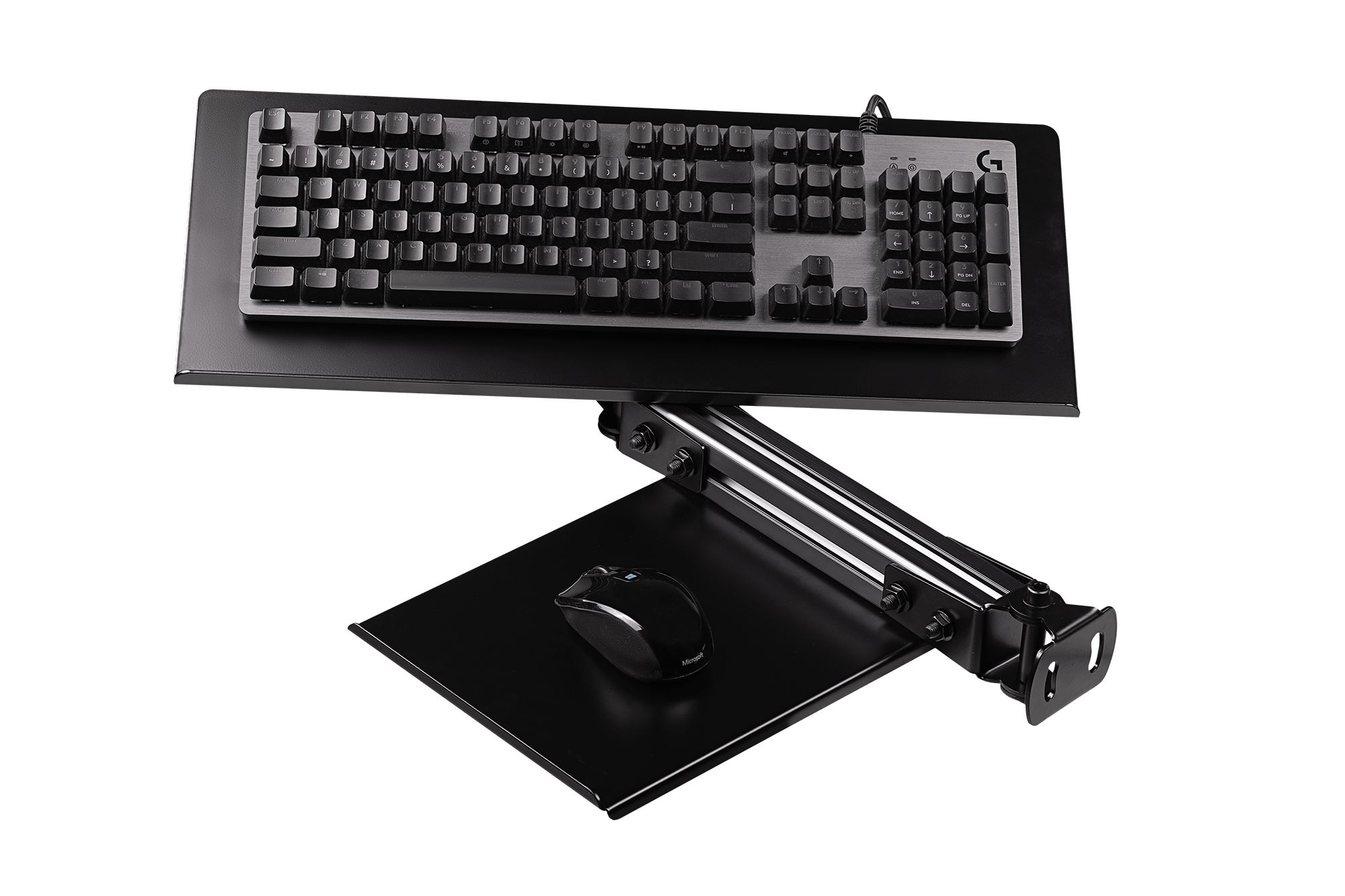 F-GT Elite Keyboard & Mouse Tray Carbon Grey - Next Level Racing
