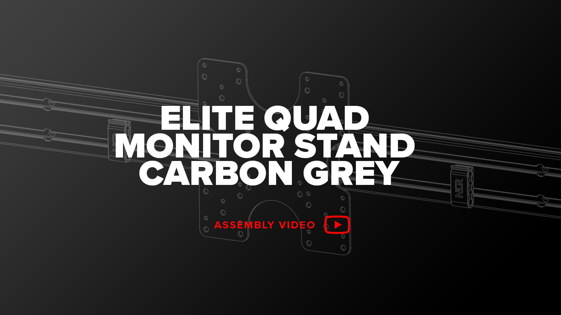 F Gt Elite Quad Monitor Stand Video Cover