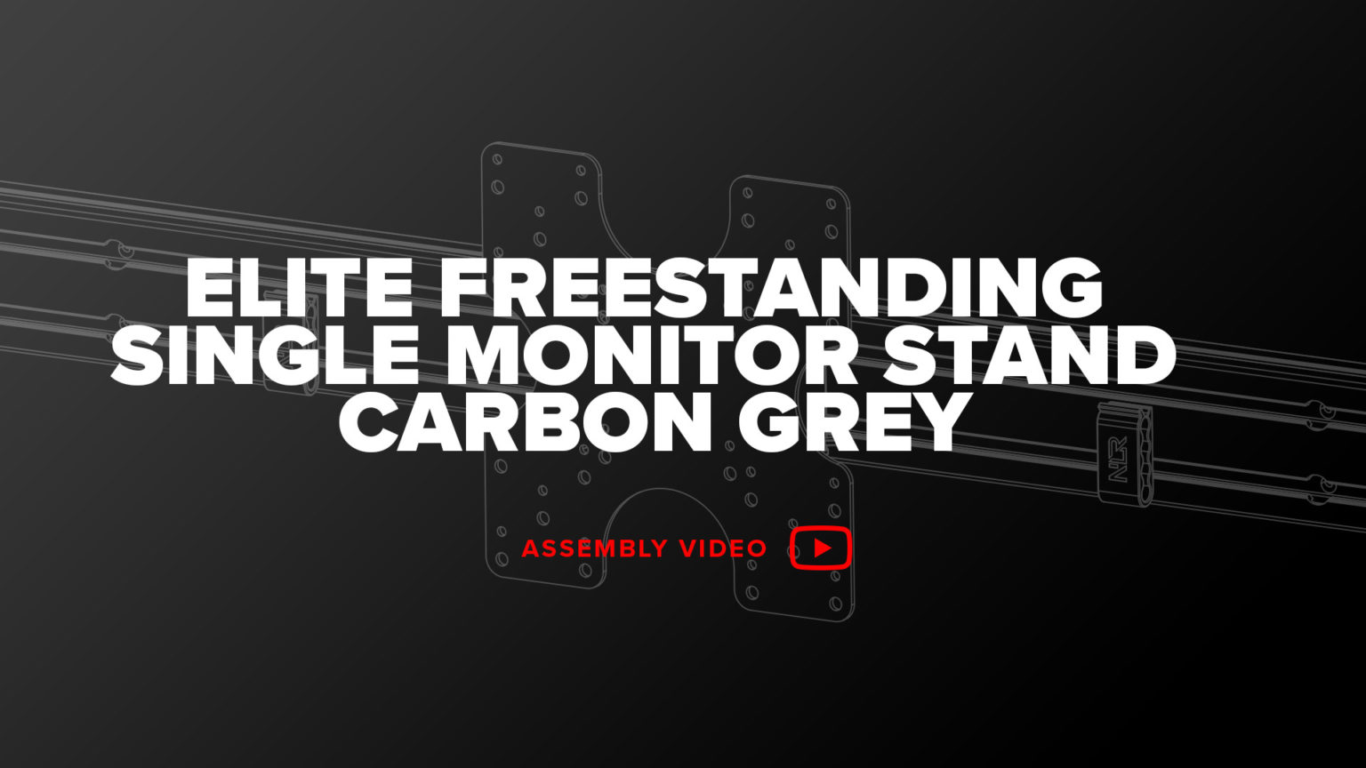 F Gt Elite Single Monitor Stand Video Cover