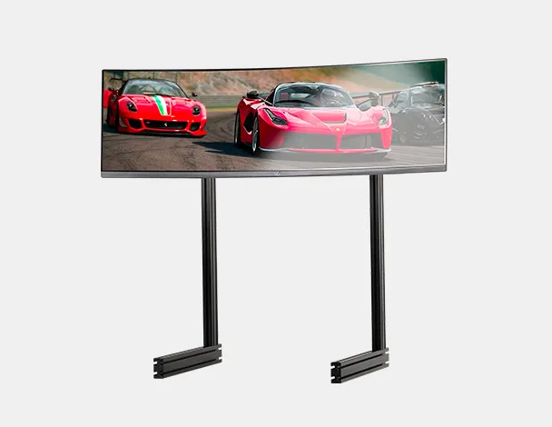 Elite Freestanding Single Monitor Stand Black Edition