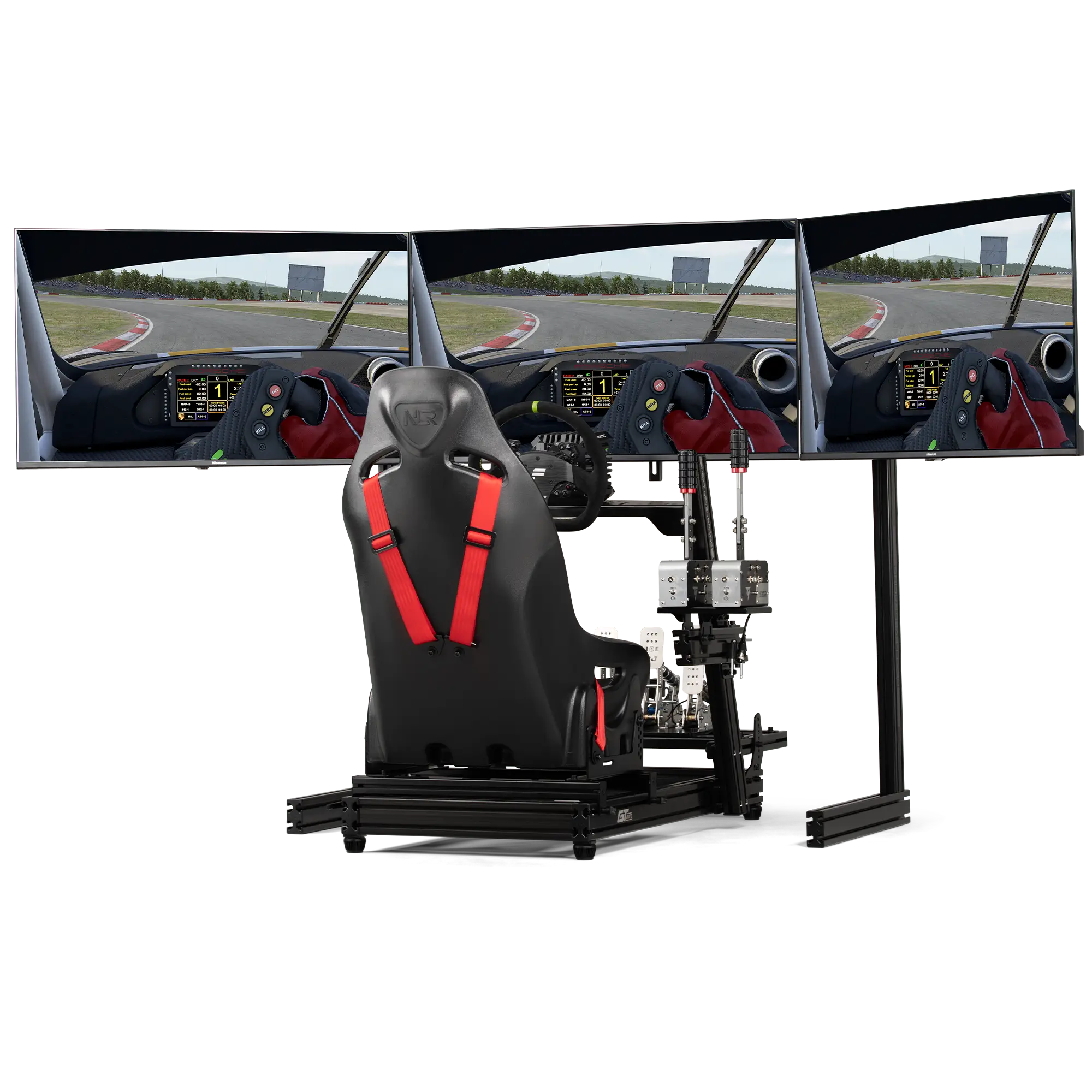 3 Monitores Stand 32-65- Soporte Next Level Racing